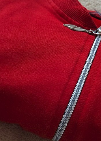 Kız çocuk kırmızı Eşofman Takımı - Görsel 2