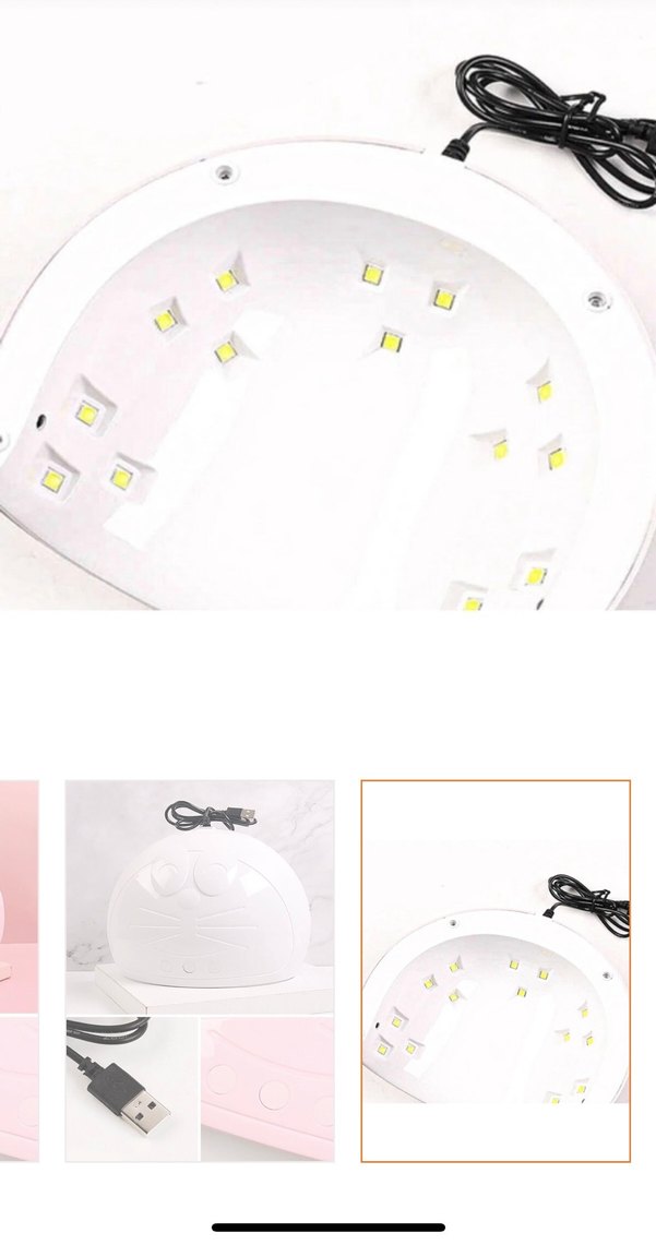 Pastel Pembe Tırnak Kurutma Lambası - Görsel 3