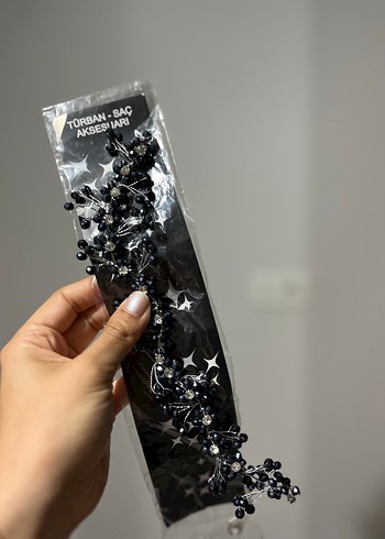 Türban- Saç Aksesuarı hiç kullanılmadı paketi duruyor - Görsel 3