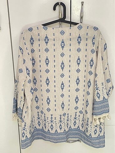 m Beden ten rengi Renk Boho kimono gömlek