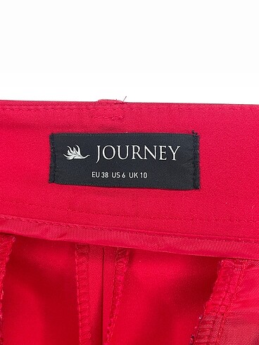 38 Beden kırmızı Renk Journey Kumaş Pantolon %70 İndirimli.