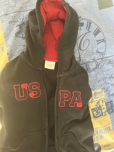 5 Yaş Beden uspa fermuarlı çocuk sweat