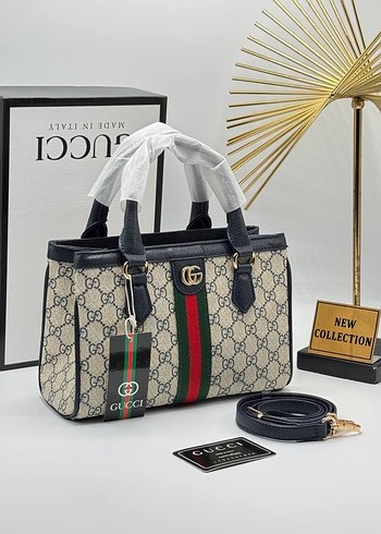 Kahverengi Baskılı Kadın Omuz Çantası - Görsel 5