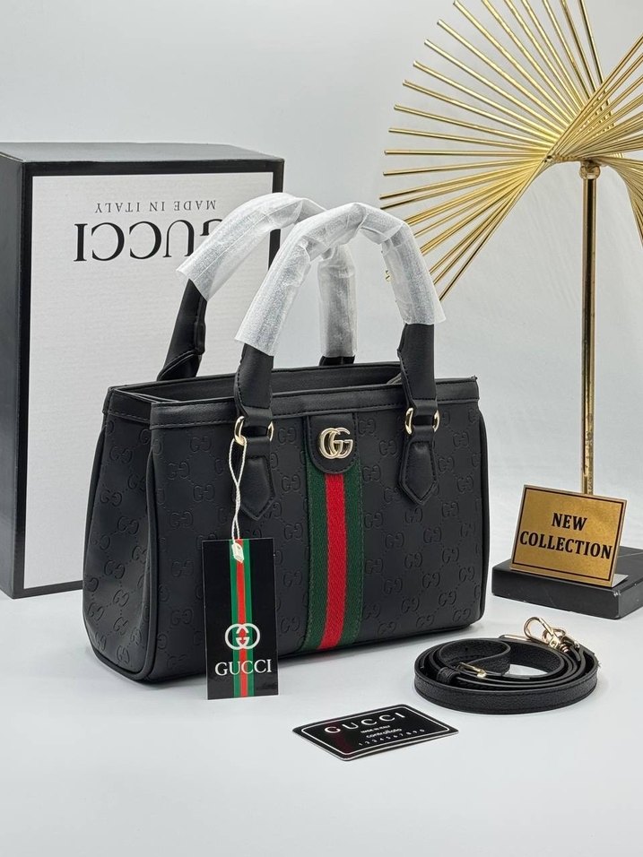 Kahverengi Baskılı Kadın Omuz Çantası - Görsel 4