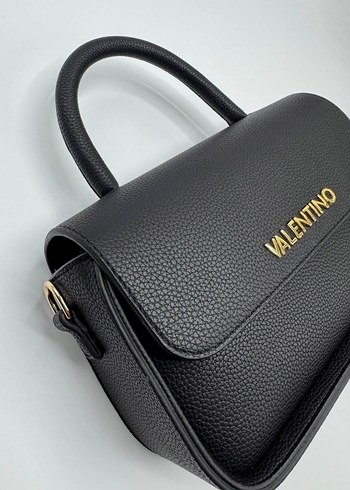 Valentino Siyah Deri Kemerli Kadın Çanta - Görsel 2