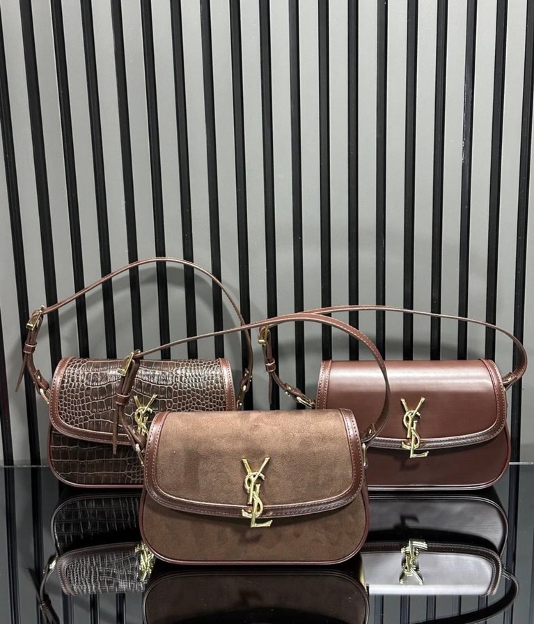 Burgundy Deri Kadın Çanta - Parisian Stili - Görsel 4