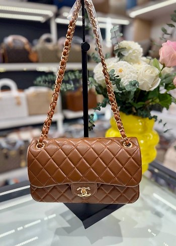 Zincir Detaylı Siyah Deri Kadın Çanta - Görsel 6