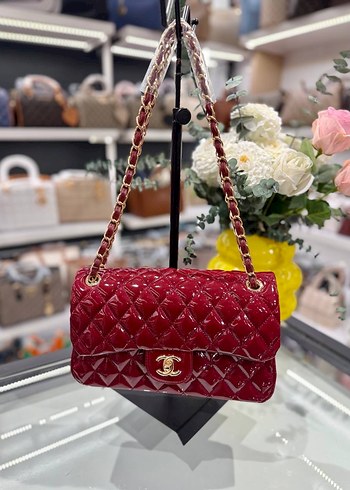 Zincir Detaylı Siyah Deri Kadın Çanta - Görsel 8