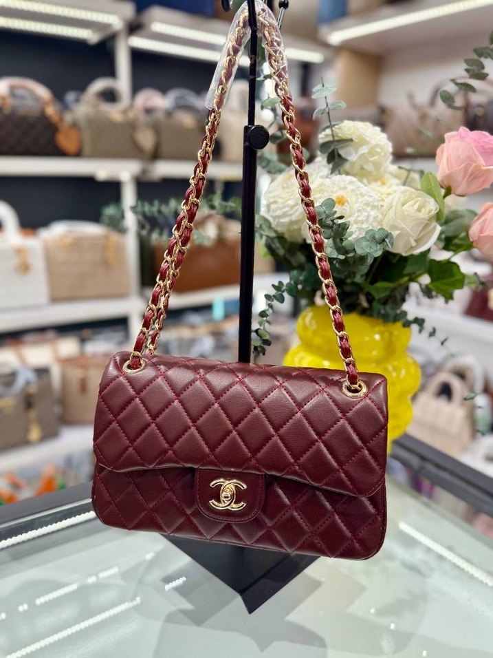 Zincir Detaylı Siyah Deri Kadın Çanta - Görsel 5