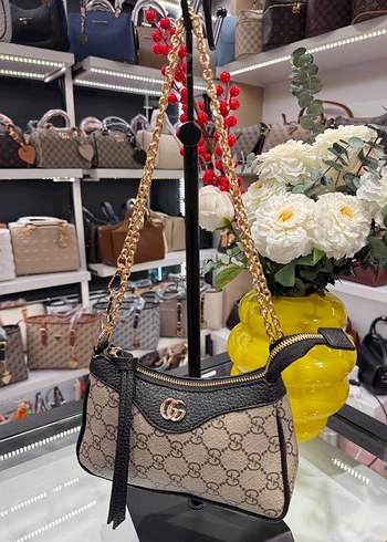 Zincir Detaylı Kahverengi Kadın Çanta - Görsel 3