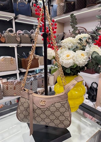 Zincir Detaylı Kahverengi Kadın Çanta - Görsel 6