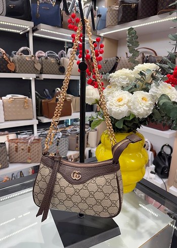 Zincir Detaylı Kahverengi Kadın Çanta - Görsel 7