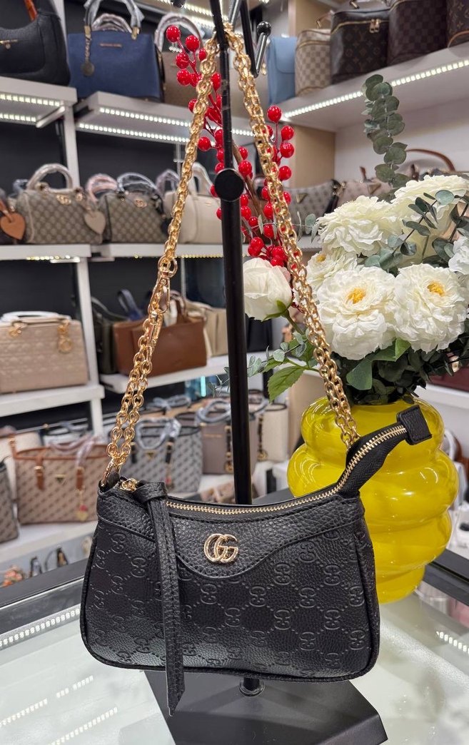 Zincir Detaylı Kahverengi Kadın Çanta - Görsel 5