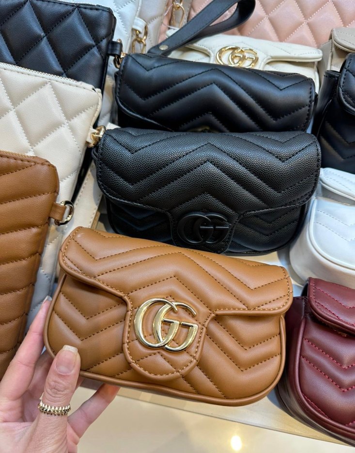 Siyah Deri Kadın El Çantası - Görsel 3