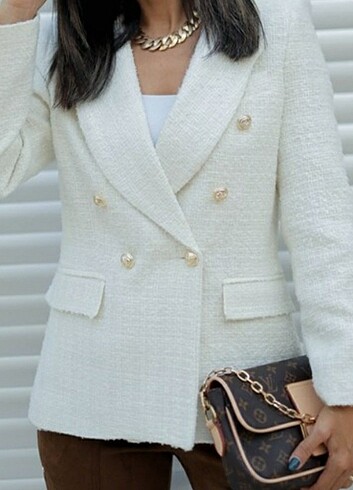 Tuvit kumaş blazer ceket