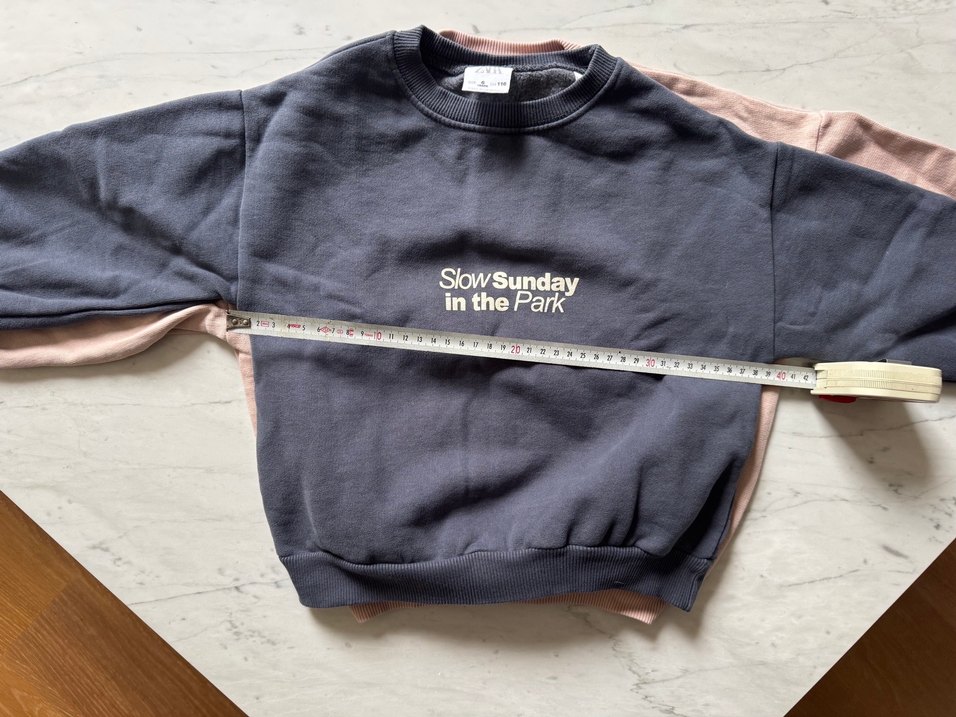 Zara Ön-Arka Baskılı Koyu Gri Sweatshirt - Görsel 2