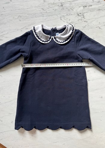 Jacadi İçi Polarlı Lacivert Elbise - Görsel 4