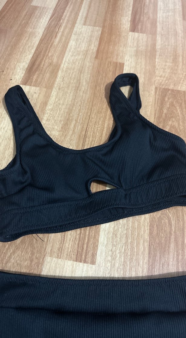 Siyah Mini Spor Bikini Takımı - Görsel 2