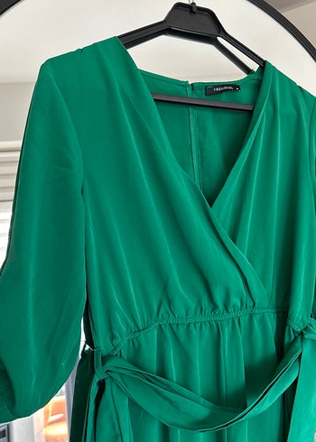 Parlak Yeşil Salaş Tulum - Görsel 2