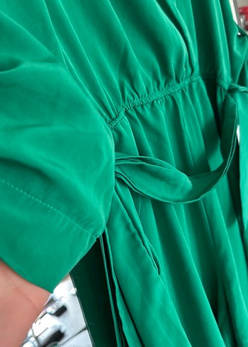 Parlak Yeşil Salaş Tulum - Görsel 3