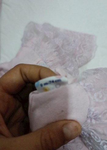 Kız Çocuk Pembe Dantel Detaylı Elbise - Görsel 2