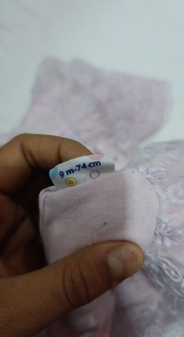 Kız Çocuk Pembe Dantel Detaylı Elbise - Görsel 3