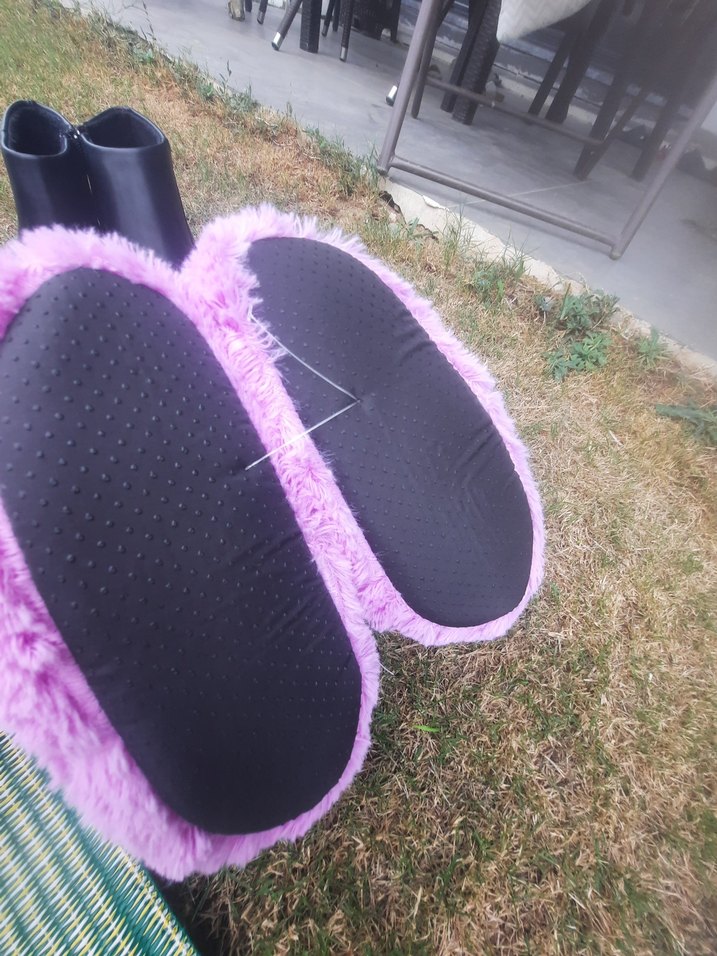 etiketli kiz cocuk panduf - Görsel 4