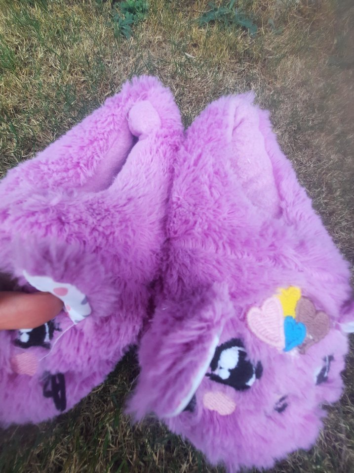 etiketli kiz cocuk panduf - Görsel 2