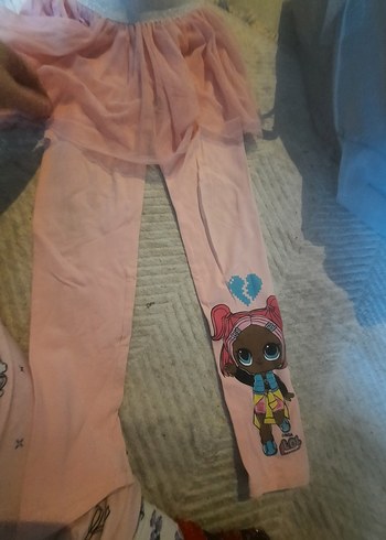 yeni 10-11 yas Kız Çocuk Tayt - Görsel 4