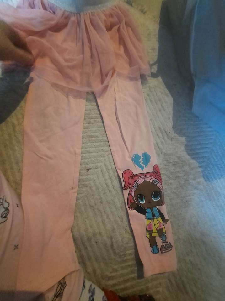 yeni 10-11 yas Kız Çocuk Tayt - Görsel 4