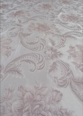 Fransız güpürlü Beyaz Nakışlı Modern Klasik yatak örtüsü - Görsel 2