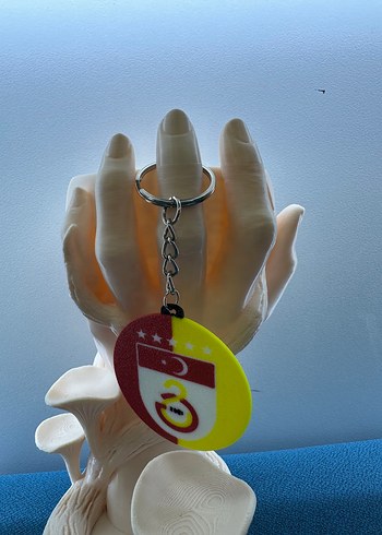 Beden kırmızı Renk 3D Anahtarlık