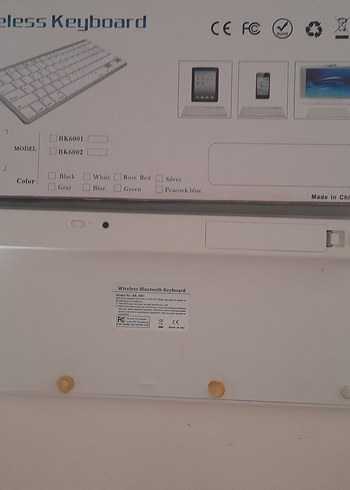 Beyaz Kablosuz Klavye, Hafif Tasarım - Görsel 3