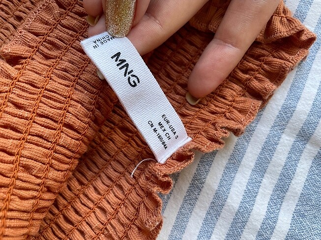 s Beden mango straplez üst