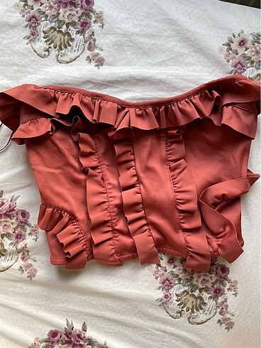 bershka straplez üst