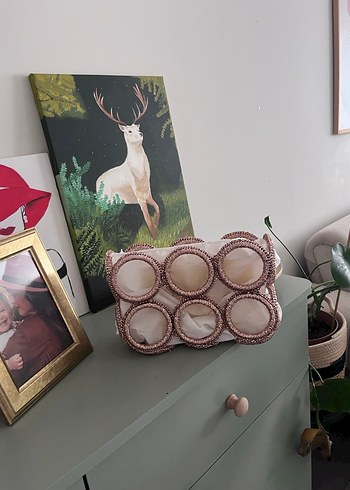 Rose gold  Kadın Portföy Çanta - Görsel 4