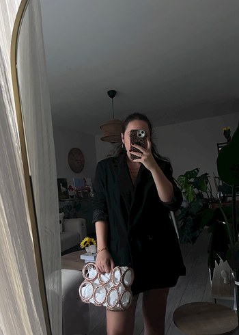 Zara Rose gold Kadın Portföy Çanta