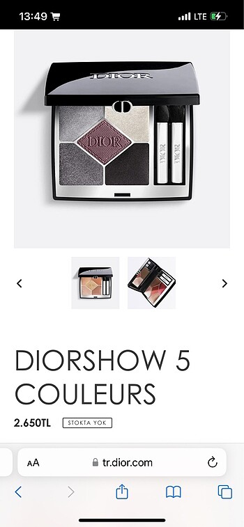 Dior Dior 5 Couleurs Couture Eyeshadow Palette 073 Göz farı paleti