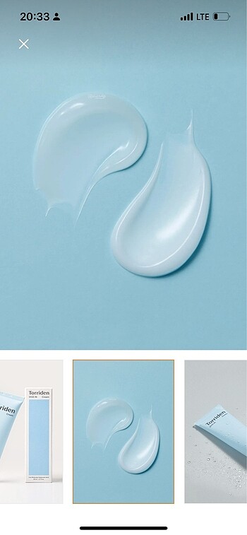Beden Torriden Dive-in low molecular Hyluronic Acid Cream