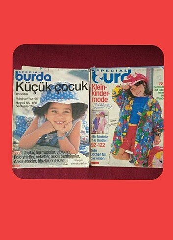 2ADET BURDA DERGİLERİ 