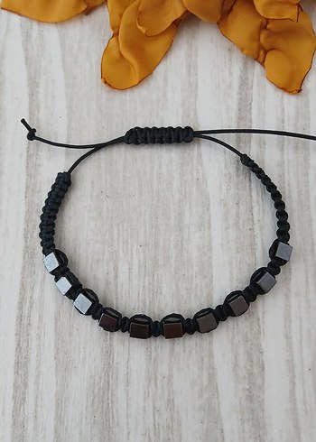  Beden çeşitli Renk HEMATİT TAŞLI BİLEKLİK (UNISEX)
