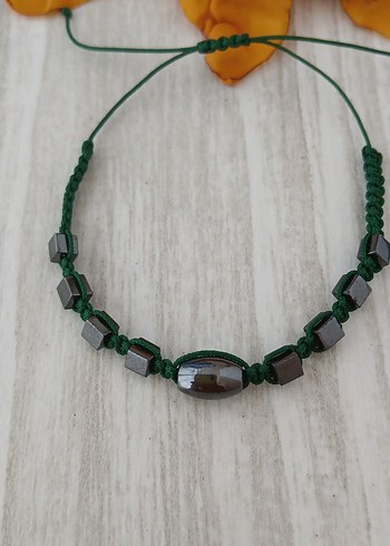  Beden HEMATİT TAŞLI BİLEKLİK (UNISEX)
