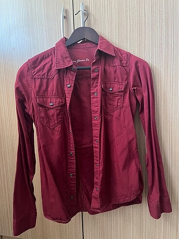 Mavi Jeans bordo jean gömlek