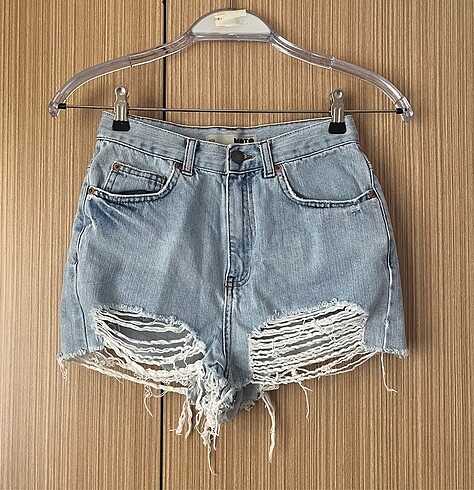 Topshop mini jean şort 26