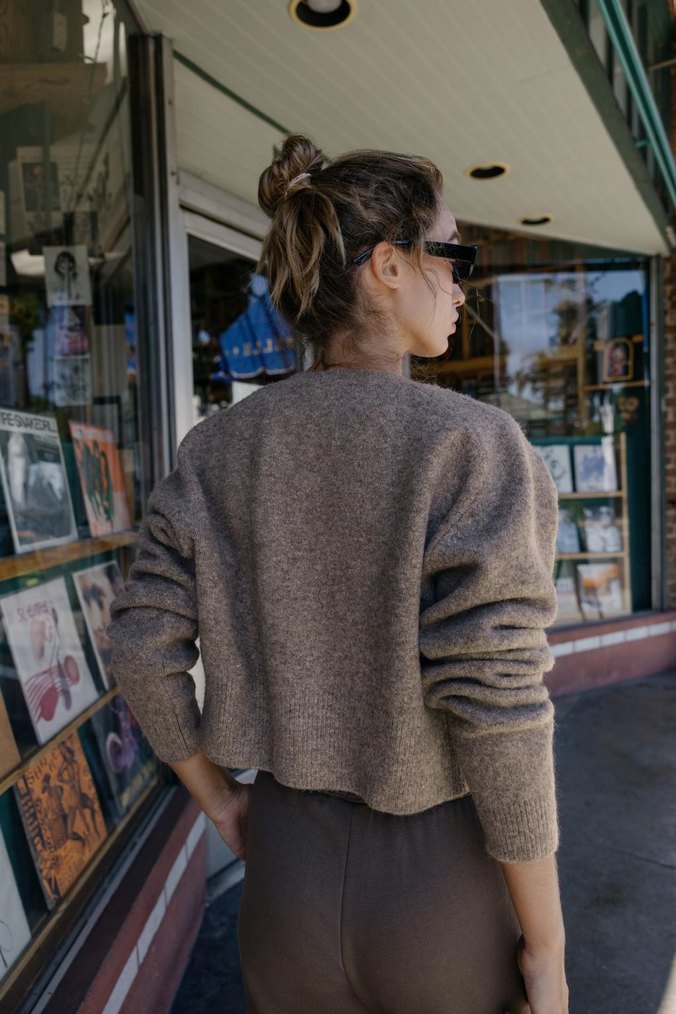 Zara Kadın Uzun Kollu Örgü Hırka - Görsel 3