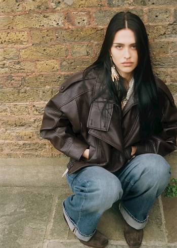 Zara Kahverengi viral Ceket - Görsel 4