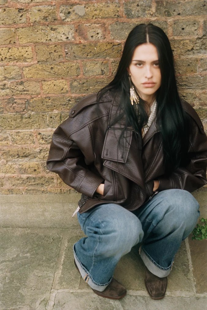 Zara Kahverengi viral Ceket - Görsel 4