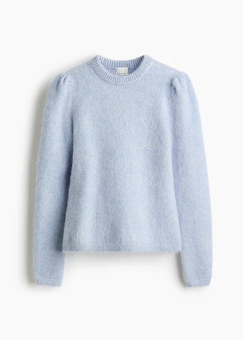 H&M Gri Triko Kadin Kazak