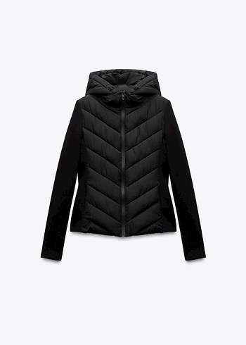 ZARA KONTRAST ŞİŞME MONT