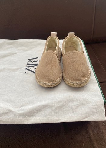 Bej Süet çoçuk 
 Espadril Ayakkabı - Görsel 3